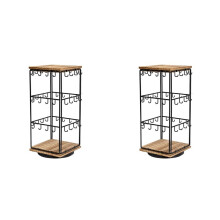 2X Présentoir Rotatif à 360 pour Boucles D'Oreilles, Présentoir pour Boucles D'Oreilles, pour Vendeurs de Cartes de Boucles D'Oreilles.