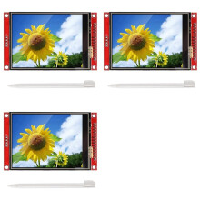 3pcs 3.2Inch ILI9341 SPI TFT LCD Touch Panel 320X240 TFT LCD Touch Screen 5V/3.3V STM32 Display Module with Touch Pen