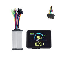 P5C LCD-Display für Elektrofahrräder, 24–60 V + 36/48 V, 350 W, Sinuswellen-Controller, UART, Farb-L