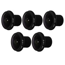 5X Obiettivo HD Fisheye Cctv 5MP 1.8mm M12 x 0.5 Mount 1 / 2.5 F2.0 180 Gradi Per Obiettivi Cctv Per Telecamere di Videosorveglianza