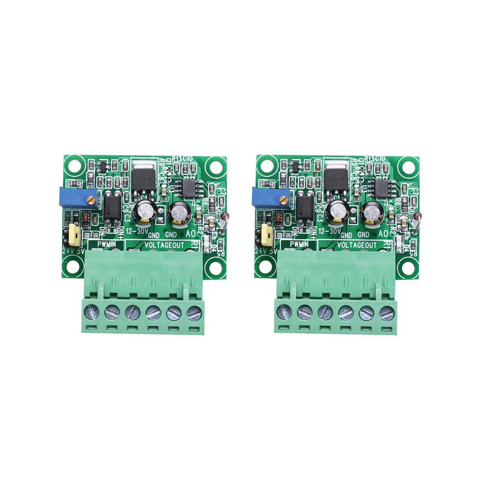 2X 0-5V/ 0-10V To 0- Analog Input Voltage To Pwm Signal Converter Module Plc Ad 6033556414957