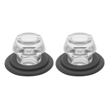 2 Set Perkolatordelar Topp och Brickring för FarberwareYosemite Kaffebryggare Ersättningsfilter för Kaffekanna