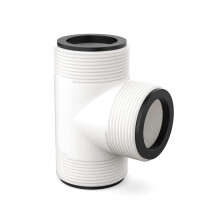 Schlauchadapter-Ersatz für Pool-Schlauchverbinder, T-Stück mit 3 L-Ringen, verbindet