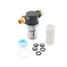 Hochleistungs-Waschmaschinenfilter, 3/4-Zoll-Gewinde-Gartenschlauchfilter-Set, Autowaschanlagenfilte