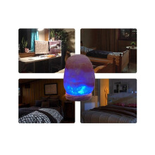 Himalaya-Kristallsalzlampe, farbenfroh, farbwechselnd, USB-Anschluss, natürliche Salzlampe, stimmung