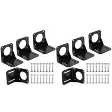 8 Pièces Séries 57 Moteur Pas à Pas pour Nema 23 Siège Fixe, Support de Montage en Acier pour Moteur Pas à Pas Nema 23