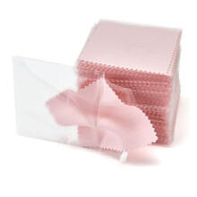 100PCS Jewelry Cleaning Cloth,Professional Polishing Cloth Individually Wrapped, Silver Polishing Cloth 3.15X3.15in