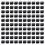 100pcs Plastic Square Tube Inserts End Blanking Caps 20mm x 20mm Black 1