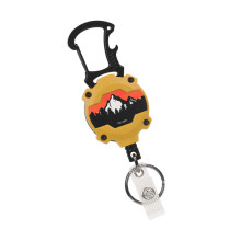 Badges Reel Holder Retractable Card Holder with-Orange
