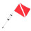 Drapeau de Signal sous-marin professionnel, drapeau de-UN 1