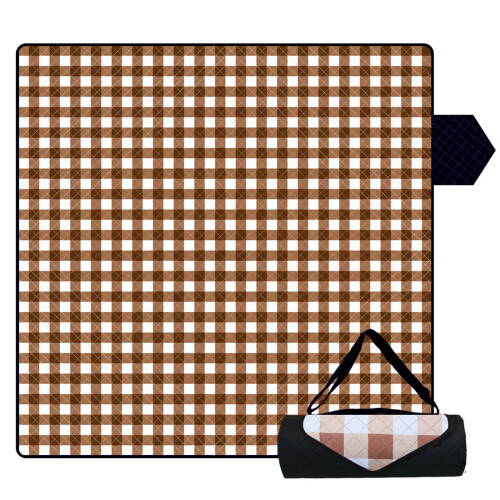 Multiuse Water Resistant Outdoor Blanket 150x200CM-Chocolate