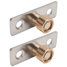 12mm Diameter Wooden Sliding Door Guide Metal Locator Stopper 2pcs