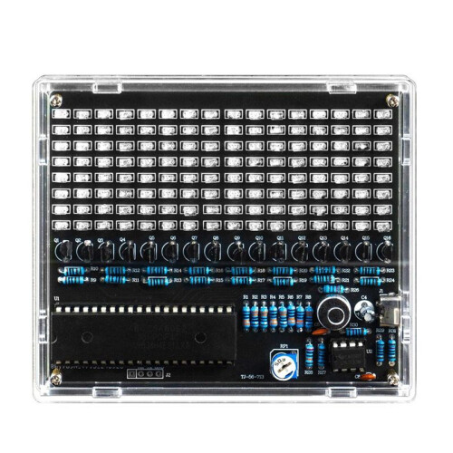 DIY Sound Control LED Music Electronic Kits Áudio Frequency Display PCB Soldering Project Practice DIY Electronic Kit