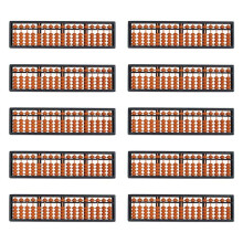 10X Plastic Abacus Arithmetic Abacus Kids Calculation Tool 17 Digits