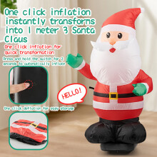 Inflatable Santa Claus with Remote Control