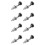 8X M10 Stainless Steel Self Locking Index Plunger Pin with Self Locking Function for Dividing 1