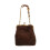 Stilvolle quadratische Handtasche aus gewebter Seide mit 1