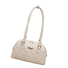 Trendige PU-Umhängetasche, funktionelle Handtasche,-Beige
