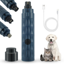 Elektrischer Hundekrallenschleifer mit LED-Licht, wiederaufladbarer Krallenschneider für Hunde und K