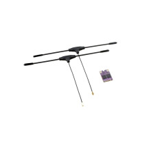ES900 Dual-RX ELRS Diversity-Empfänger 915 MHz mit integriertem TCXO für RC-Flugzeuge, FPV-Drohnen m