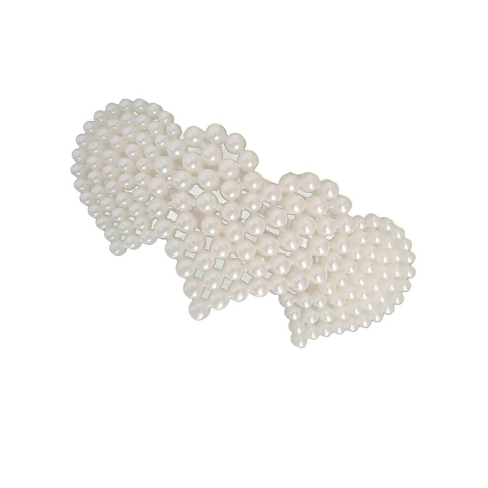 Side Hair Clip with Pearls