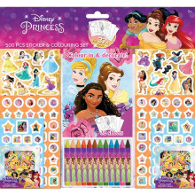 Disney Princess Sticker & Colouring Set Including over 500 Stickers