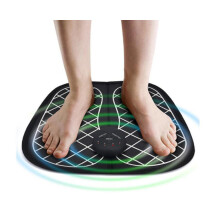 EMS-Fußstimulator-Massagegerät, faltbar, tragbar, elektrische Massagematte, Fußmassagegerät