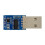 3X Modulo CH9329 da USB2.0 A Tastiera e Mouse USB HID Standard, Modulo da USB2.0 A Porta Seriale, da Porta Seriale A HID 2