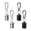4 Pack Ear Plug Carrying Case Keychain, Portable Keychain Pill Case, Waterproof Metal Earplug Case Small Pill Container 1
