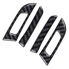 Frontseitige Lüftungsauslass-Rahmenabdeckung aus Kohlefaser für 3er BMW F30 F32 F34 (2013–2019)