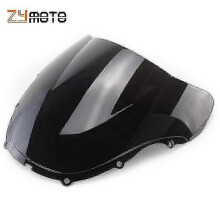 (Black) For Honda Cbr 600 F4 1999 2000 99 00 Cbr 600 F4 Cbr600 Cbr600 Cbr600rr Windshield Windscreen Double Bubbl