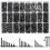 1260PCS Metric Bolt Assortment M2 M4, 21 Sizes Screws Nuts and Hex Socket Head Cap Machine Kit Black 1
