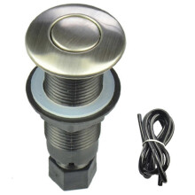 (D) Garbage Disposal Air Switch With 1.5m Hose Sink Top Food Waste Disposer Push Button Replacement