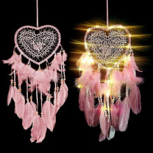 Dream Catcher for Kids,dreamcatcher with Led Lights,girls Bedroom Wall Decor