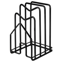 Cutting Board Rack Chopping Board Organizer Stand Holder Kitchen Countertop Pots Pan Lids Rack Organizer Flat Steel