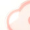 Pink Transparent Acrylic Coaster Flower Decor 1
