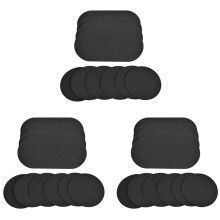 30Pack Bass Drum Patch, Pedal Patches och Drum Pads, VattenväDer HåLlbara och Starkt SjäLvhäFtande TrumtillbehöR