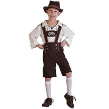 (XXL) Boys Oktoberfest Costume Halloween Cosplay Lederhosen Beer Festival Suit -y