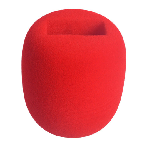 Foldable Blockers Foam Windscreen Travel Friendly-Red