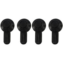 4 Pcs Suction Cup Hooks Powerful Suction Cup Bathroom Hooks,Vacuum Wall Hooks for Towel,Waterproof Shower Hooks