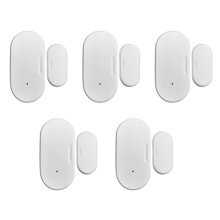 5X Tuya Zigbee Tür und Fenster Sensor Home Automation Sicherheits Schutz Smartlife APP Alarm Fernbedienung Echtzeit Push