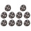 10X 3 Array IR Led Spot Light Infrared 3x IR LED Board for CCTV Cameras Night Vision (53mm Diameter) 1