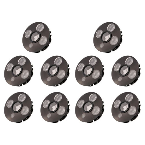 10X 3 Array IR Led Spot Light Infrared 3x IR LED Board for CCTV Cameras Night Vision (53mm Diameter)