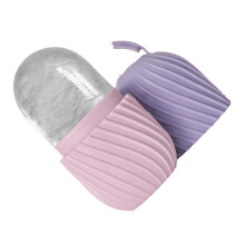 Paquet de 2 rouleaux de glace pour le visage en Silicone-Violet