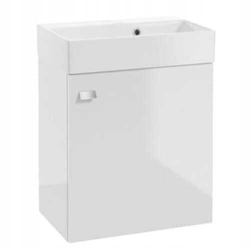 Ensemble de salle de bain meuble avec vasque 50 blanc BEN