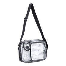 Multifunctional Compartment Antistatic PVC Clear Crossbody Bag