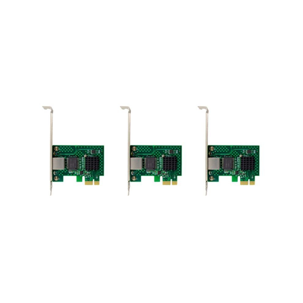 3X I225-V Network Card, Pci-E I225 2.5G Ethernet Server Network Card For Desktop Computers 6032238765158
