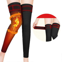 Winter Warm Wormwood Self Heating Knee Brace Long Compression Sleeve for Women
