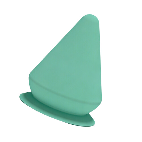 75Mm Massage Ball Soft Silicone Suction Cup Wall-green
