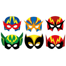 12 Superhero Kids Party Masks